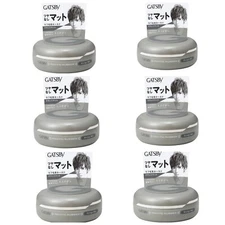 Mandom GATSBY Hair Wax Moving Rubber Grunge Mat Gray 80g×6 set from Japan