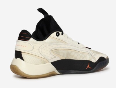 Nike Air Jordan Luka 2 Basketball Shoes Mens 9 Coconut Milk Black DX8733-100 Nike Air Jordan Luka 2 Coconut Milk Black Fossil DX8733-100  main image 4