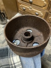 6.5x3 CAST IRON FLAT BELT PULLEY Hit Miss Engine antique GRIST MILL corn grinder