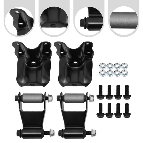 4WD Rear Leaf Spring Hanger Shackle Bracket Repair Kit For Ford Bronco