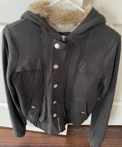 Marc Jacobs Black Jacket Fur Lined 