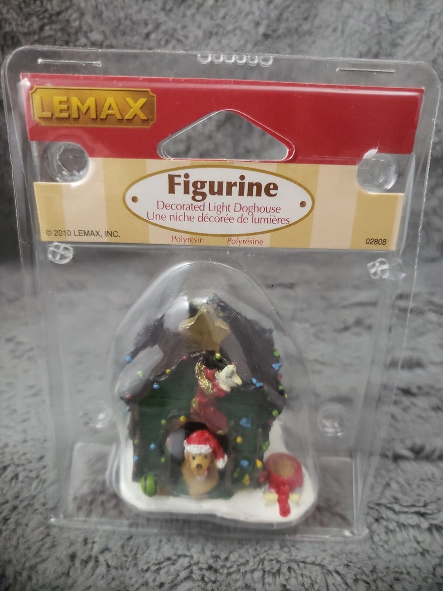Decorated Light Doghouse Lemax