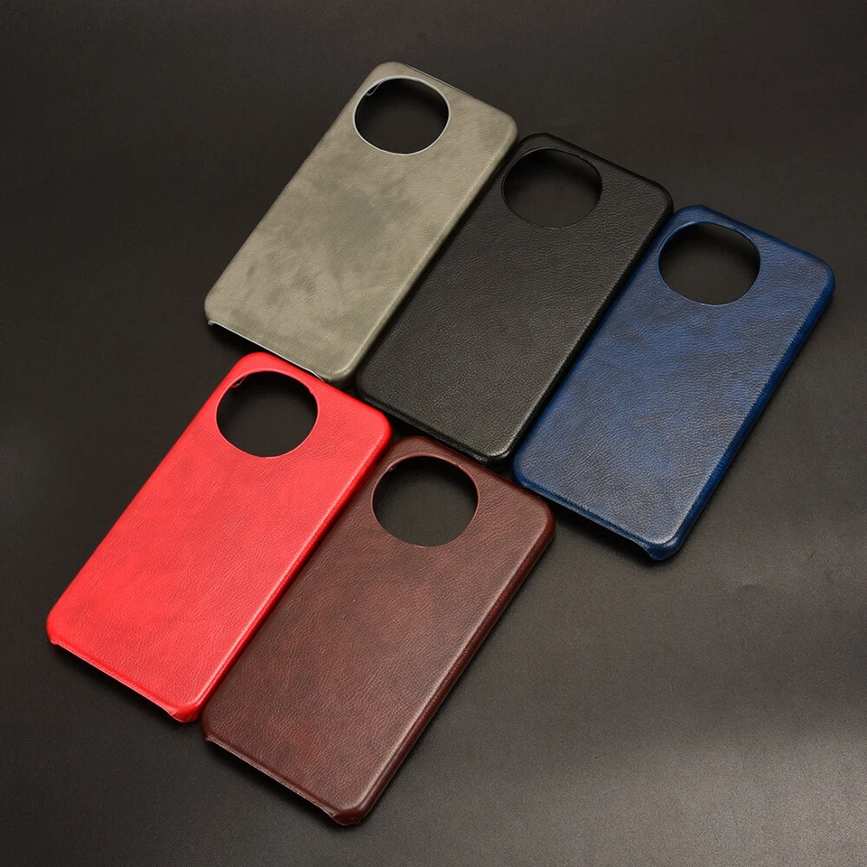 For Sharp Sense 9 /SH-M29, Luxury Hybrid PU Leather Hard Bumper Slim Case Cover - Image 2 of 4