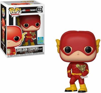 Funko Pop Sheldon Cooper The Flash 833 Big Bang Theory Shared SDCC 2019.NIB 889698417037 | eBay
