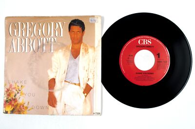 Gregory Abbott   Shake You Down   7'' Vinyl Single   1986   Near Mint (NM)
