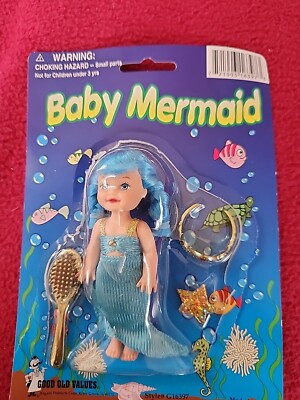 #Good Old Values Baby Mermaid 4'' Doll Style # G16397