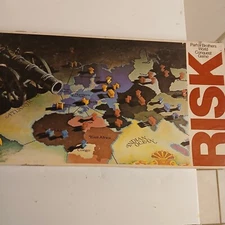 Vintage 1980 RISK Board Game Parker Bros World Conquest USA Soviet Ussr Cold War