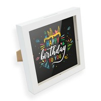 Itenga Spardose Bilderrahmen FüLlen Geldgeschenk Happy Birthday Geburtstag Deko