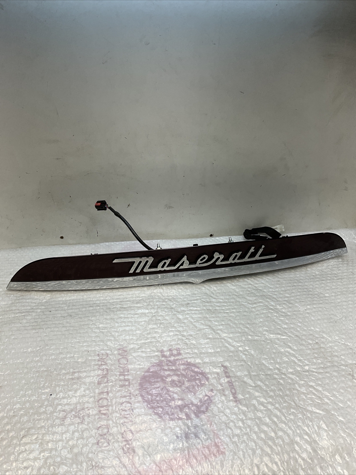 14-17  Maserati Ghibli Rear Trunk Deck LID Lift Gate Chrome Camera Included￼￼