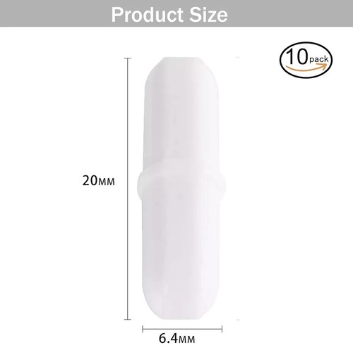 Magnetrührstäbe 10 Stück PTFE Magnetrührer Mixer Rührstab 20 mm / 0,8 Zoll - Bild 3 von 7