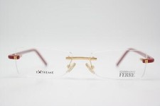 Occhiali GIANFRANCO FERRE GF13801 Oro Rosso senza Montatura Occhiali Nuovo