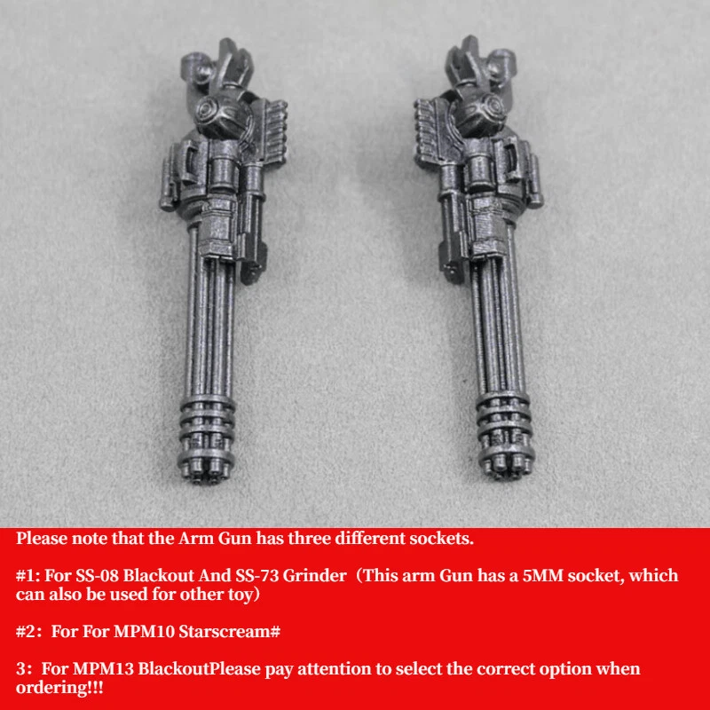 Arm Cannon Upgrade Kit For SS Blackout Grinder MPM10 Starcrest MPM13 Blackout - Image 2 of 4