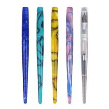 Penbbs 267 Long Tail Resin Fountain Pen Screw Fine Nib 0.5mm Gifts Fashion #JP