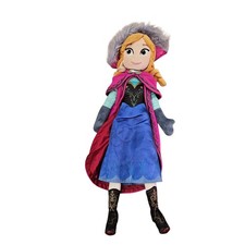 Disney Store Frozen's Anna Plush Stuffed doll toy In Coat 20" Princess