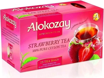 Alokozay Strawberry Tea Bags, 25 Bags