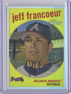 2008 Topps Heritage Chrome Refractor /559 Jeff Francoeur Atlanta Braves #C171