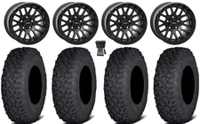 System 3 SB-9 Bdlk 15" Wheels Matte Bk 32" Coyote Tires Ranger 1500 & Xpedition