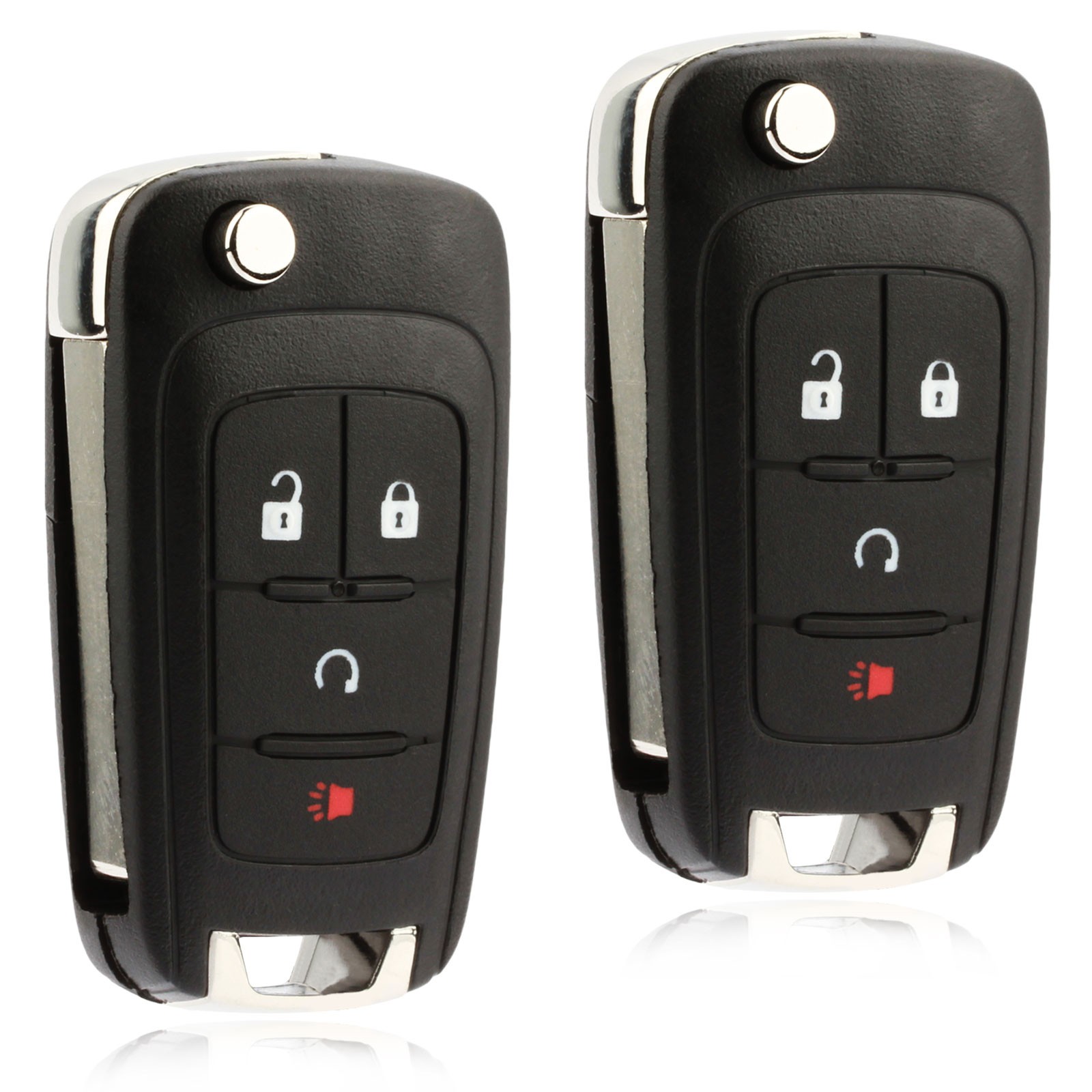 2 Remote Key Fob Remote Start Flip for 2017 2018 2019 Chevrolet Sonic