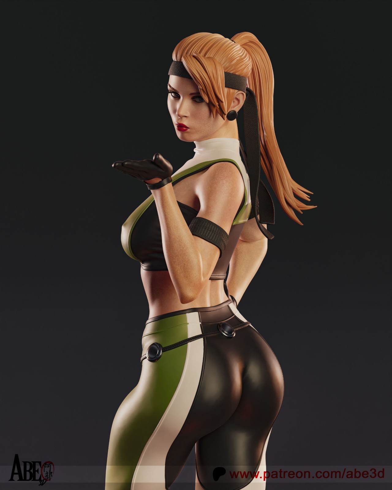 Sonya Blade [Mortal Kombat] [+NSFW] - Estatua pintada a mano - Escala 1/4 - 19 pulgadas/48 cm