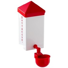 32oz Automatic Bird Drinker - BPA-Free Waterer with Auto-Fill for Small Birds