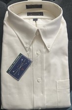 The arrow company men  s shirt Cream Wrinkle Free 18 1/2 34/35 new with tag