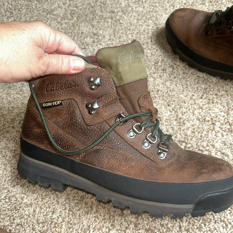 Cabelas ботинки женщин Sz 10 Rimrock середины Gore Tex туризм лодыжки коричневый шнурует вверх туфли - Изображение 3 из 4