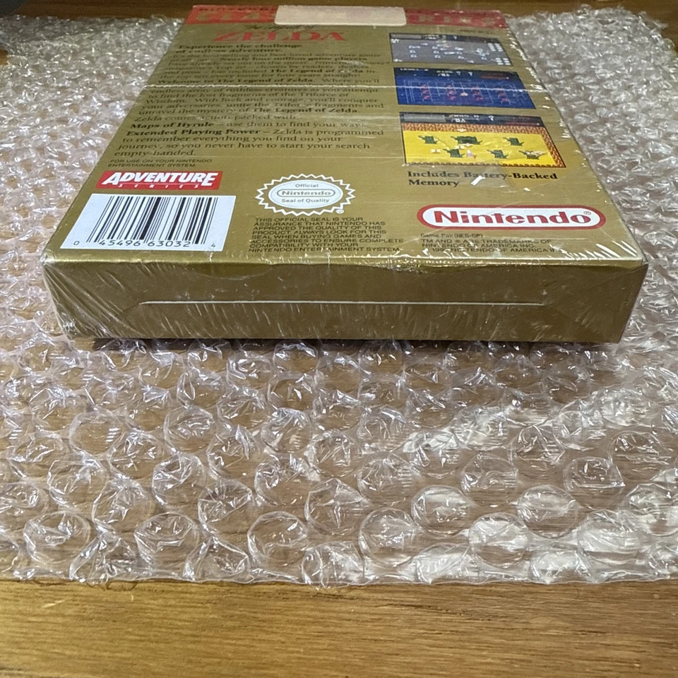 The Legend of Zelda (Nintendo NES, 1987) BRAND NEW STILL SEALED AUTHENTIC - Image 4 of 4