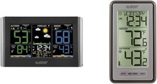 La Crosse Technology C85845-INT Weather Station, Wireless, Black