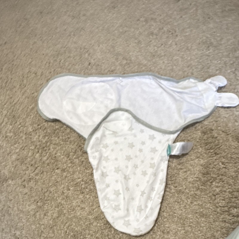 SwaddleMe Baby Swaddle Wrap Stars White/Gray Unisex 0-3 Months