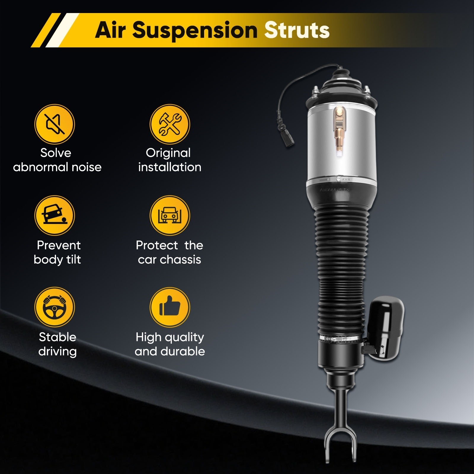 Front Left For Bentley Continental GT GTC Flying Spur Air Suspension Strut