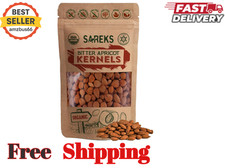 Bitter Apricot Kernels Organic Raw 10oz , 100 USDA Organic Certified Seeds, ...