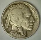 1914 Buffalo Indian Head Nickel Fine Circulated Condition US Type Coin 5c