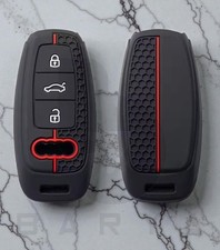 Schlüsselhülle Case Cover für Audi A4 A5 A6 A7 A8 Q3 A5 Q7  Schlüssel Schwarz