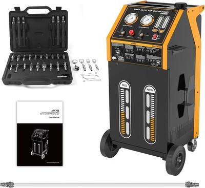 AUTOOL ATF702 Getriebespülgerät für Automatikgetriebe DC12V mit 35-tlg Adapter