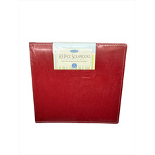 Memory Stor 2 Pack 30 Page Red Scrapbooks, Crafting, Acid Free New Sealed READ 