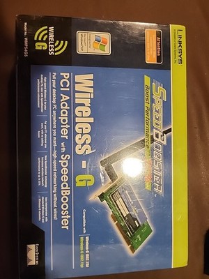Linksys WMP54GS 2.4GHz Wireless-G PCI Adapter with SpeedBooster