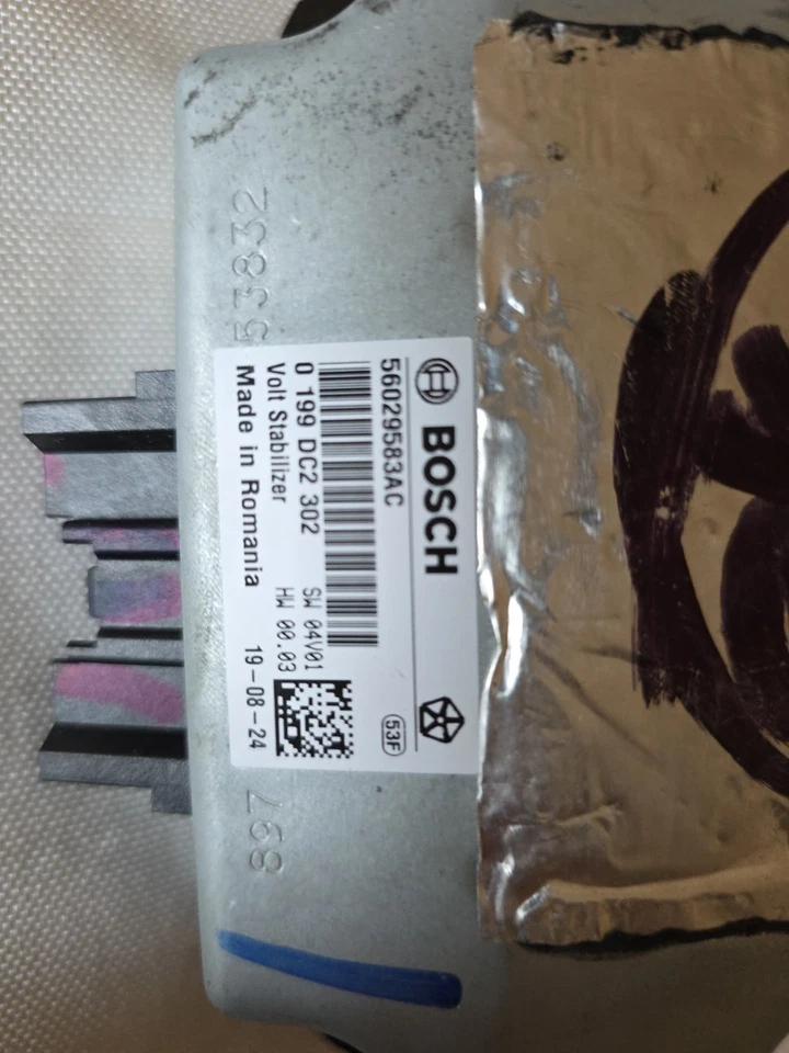 CENTRALINA STABILIZZATORE TENSIONE JEEP COMPASS CODICE 56029583AC ORIGINALE - Immagine 2 di 4