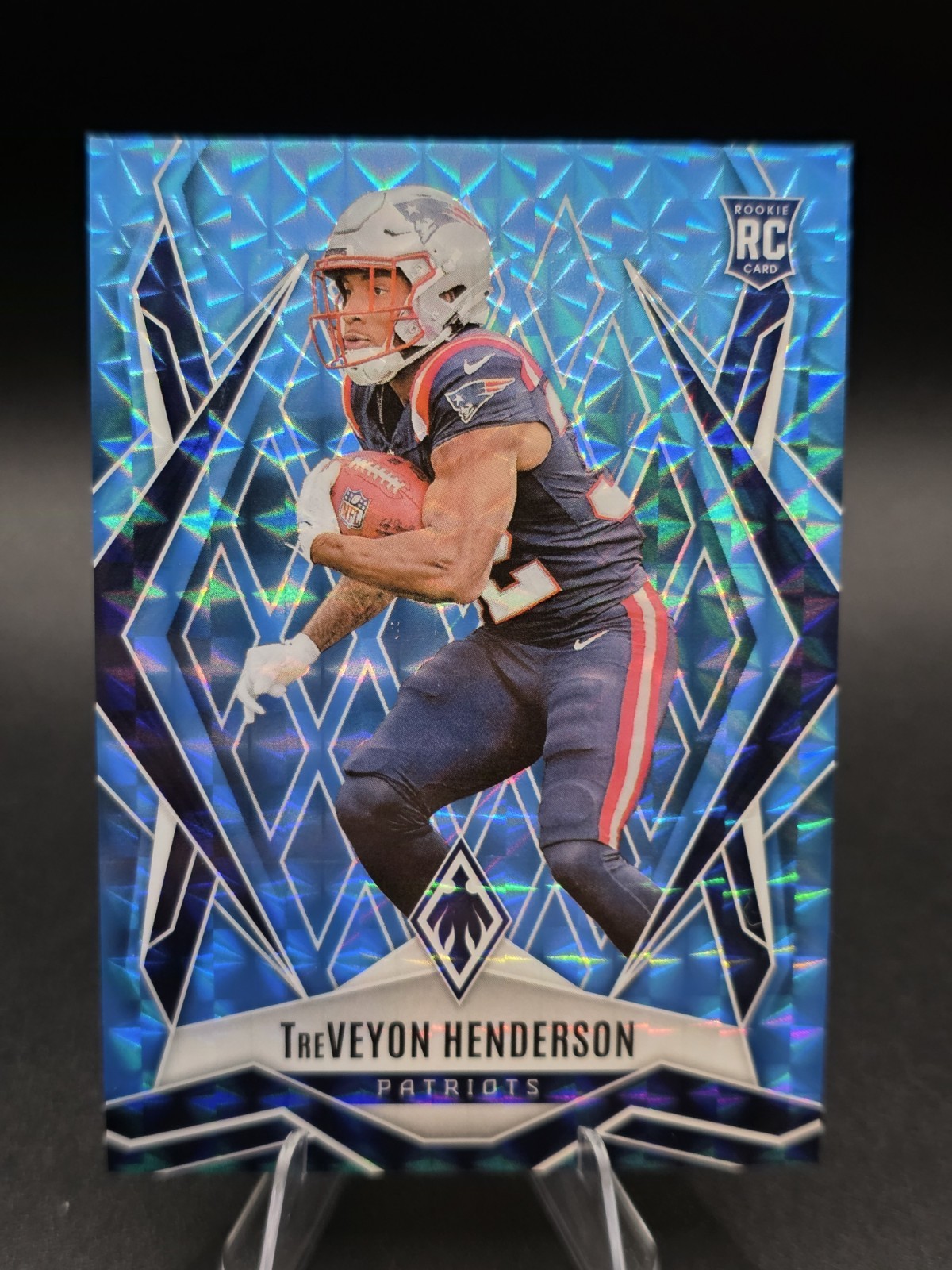 2025 Panini Phoenix Treveyon Henderson (RC) #187 Light Blue Pyramids /385