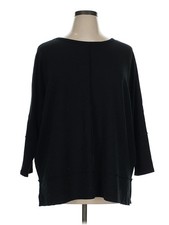 SPANX Women Black Pullover Sweater XL