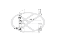 LadeluftküHler FüR Opel Astra H Stufenheck GTC Caravan Twintop Family