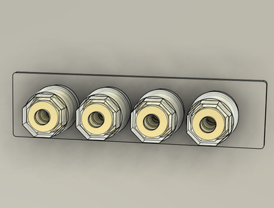 Sansui AU-999 speaker terminal upgrade kit | eBay