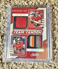 2023 Panini Absolute Football Baker Mayfield Mike Evans Team Tandem Relic /49 