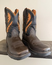 Ariat Kids Work VentTEK Boot very little wear only some scratch on top SIZE 13