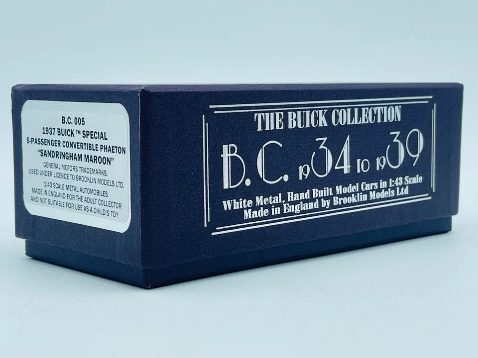 BROOKLIN BC005 BUICK Special 5-Passenger Convertible Phaeton 1937 1.43 - Photo 4/4