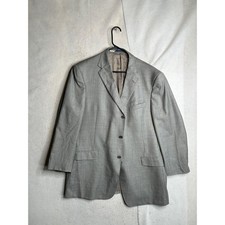 Daniel Cremieux Loro Piana Grey Wool 3 Button Blazer Sport Coat Mens 46L