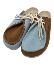 SHINYA KOZUKA EASY TYROLEAN/ Light Blue x Brown/ Size: 40