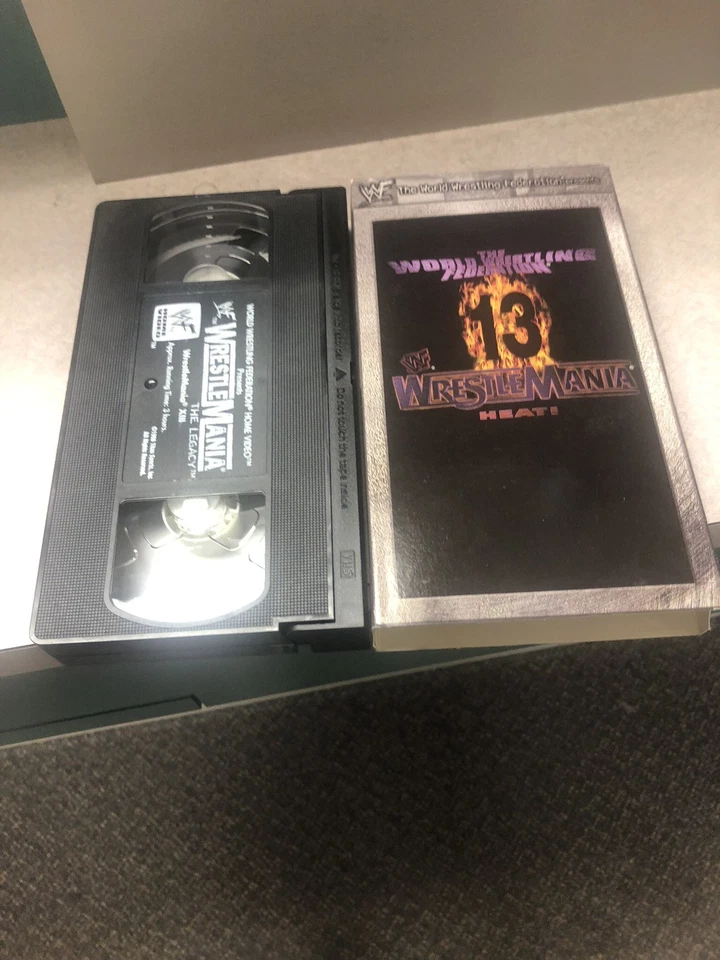 Vintage WWF WrestleMania - The Legacy VHS Box Set 14 Tapes - Image 4 of 4