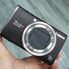 Black Canon PowerShot SX200lS 12.1MP 12x Optical Zoom CCD Digital Camera English