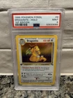 1999 Pokemon Dragonite 1st Edition Fossil Holo 4/62 PSA 9 Mint