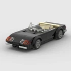 LEGO Car MOC: Ferrari Daytona Spyder 365 GTS4 Black Speed Champions Style
